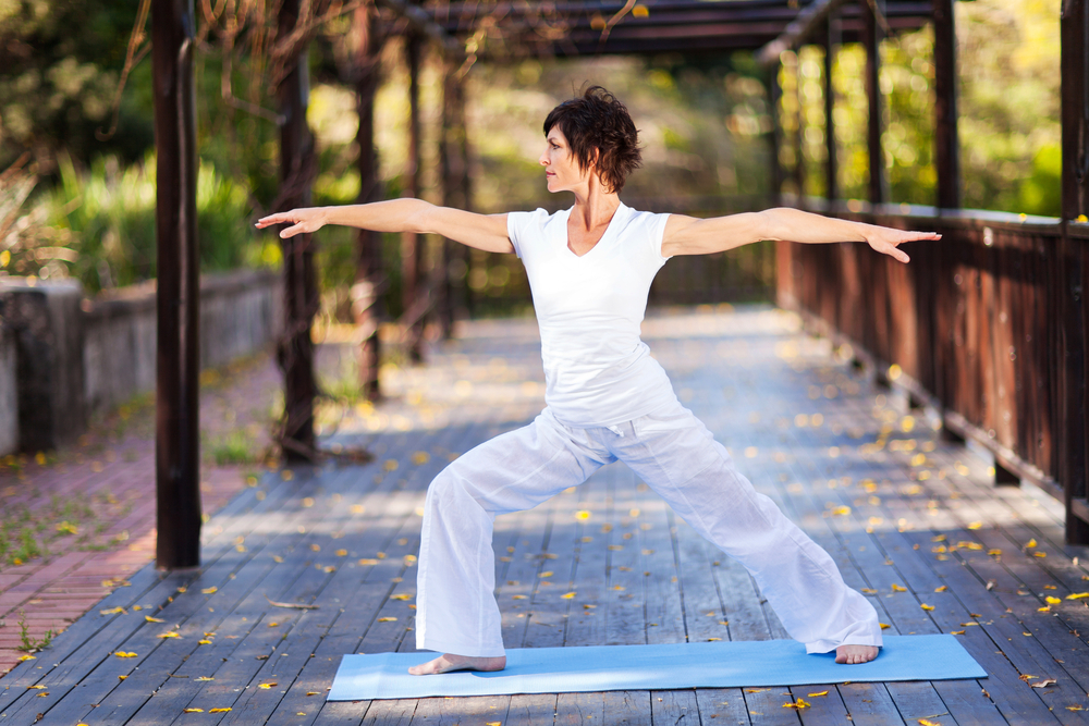 Standing Yoga pose